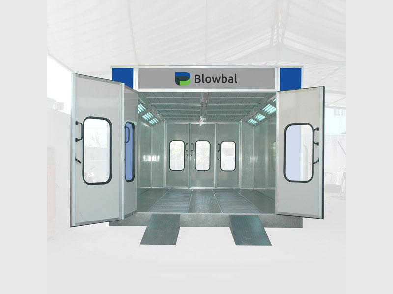 Modern automobile paint booth